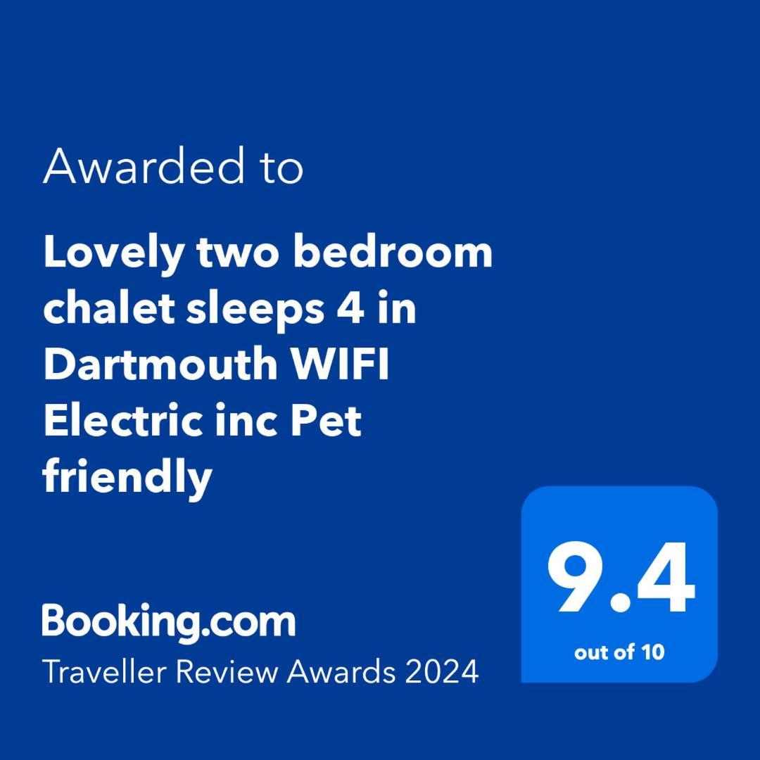 Caldon Holiday Chalet Sleeps 4 In Dartmouth Wifi Electric Inc Pet Friendly Esterno foto